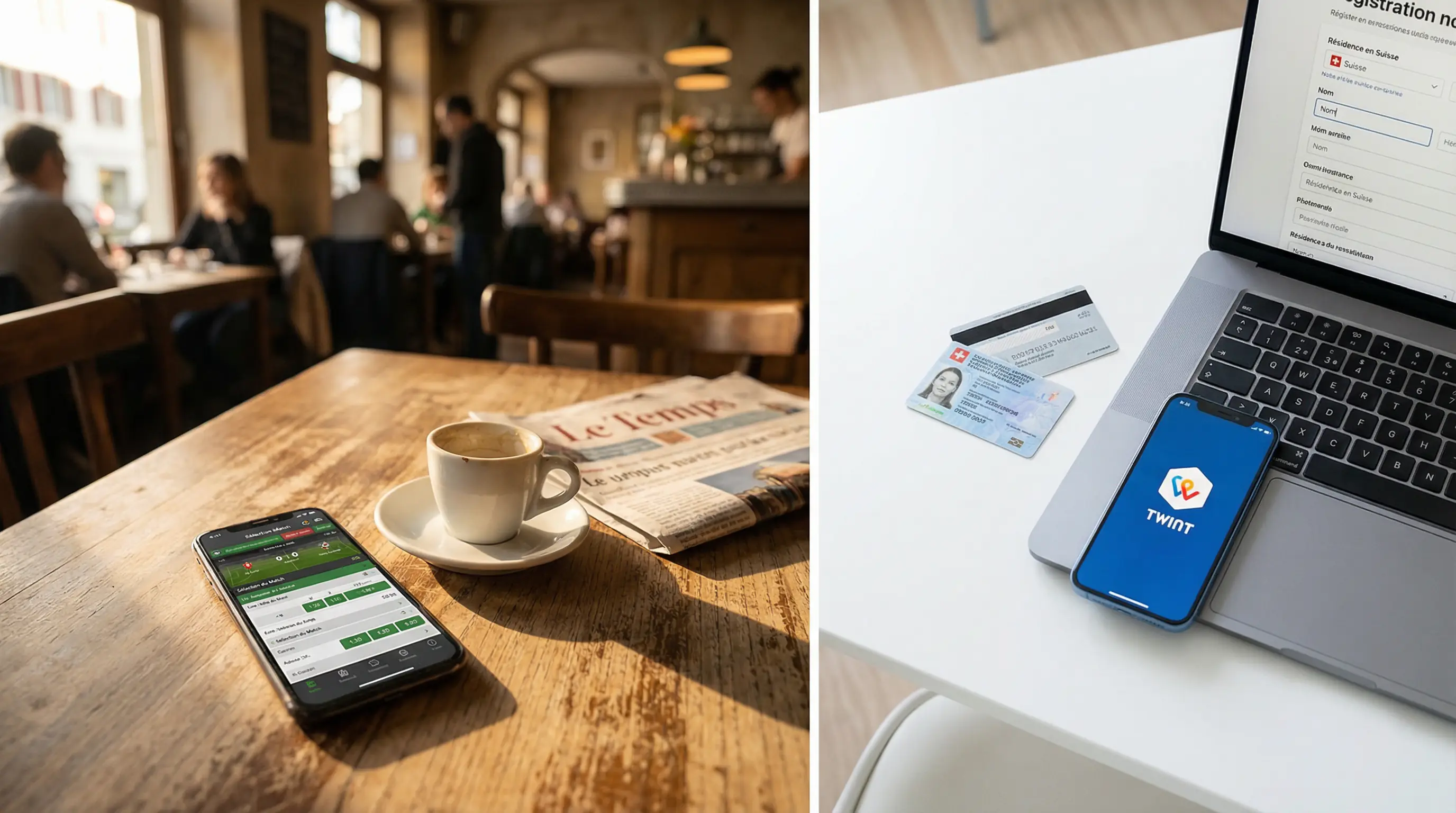 Étapes d'inscription et dépôt pour les paris sportifs en Suisse romande