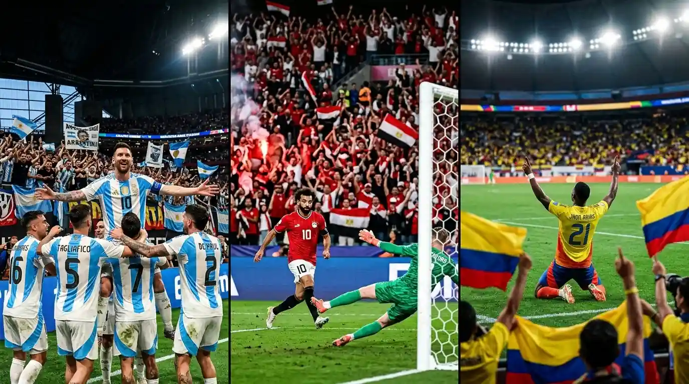 Récap des 16es de finale du 3 juillet 2026 — Argentine, Égypte, Colombie qualifiées