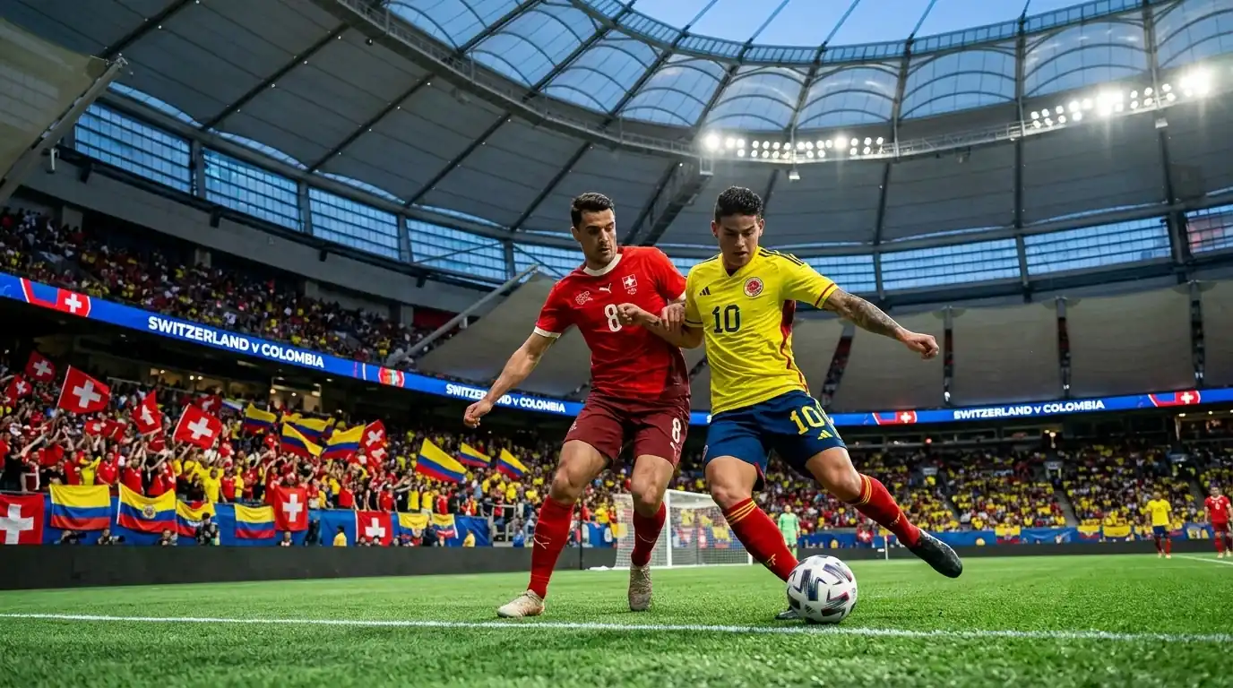 Pronostic Suisse – Colombie en 8es de finale du Mondial 2026, BC Place Vancouver